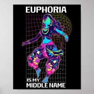 Affiche L'Euphorie Est Mon Moyen-Nom Rave Energy