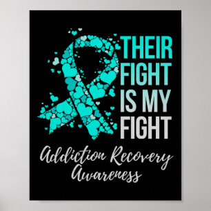 Affiche Leur Combat Est Mon Combat Addiction Récupération