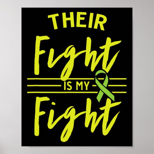 Affiche Leur combat est mon combat Conscience des maladies (Devant)