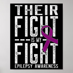 Affiche Leur combat est mon combat Epilepsie de combat