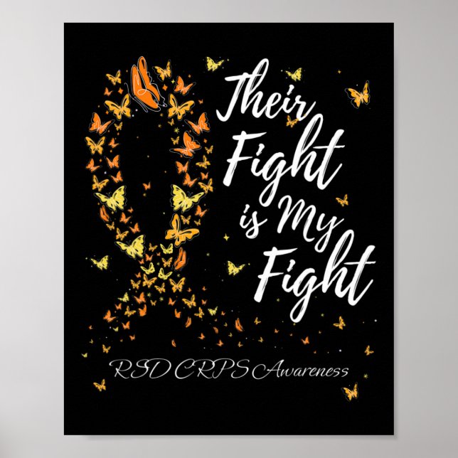 Affiche Leur combat est mon combat RSD RCPS Sensibilisatio (Devant)