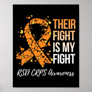 Affiche Leur combat est mon combat RSD sensibilisation