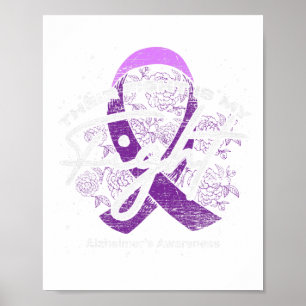 Affiche Leur Combat Est Mon Combat Violet Ribbon Heimerhei