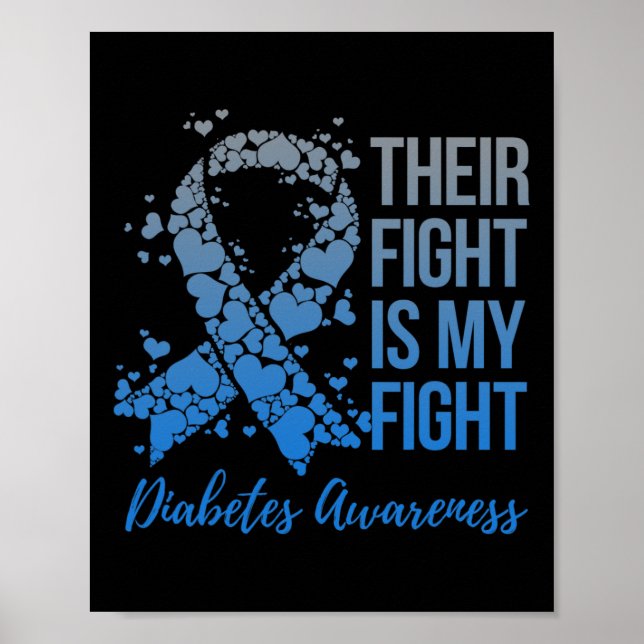 Affiche Leur Combat Est Mon Guerrier De Combat Soutien Dia (Devant)