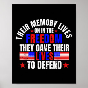 Affiche Leur Mémoire Vit Le Jour De La Liberté