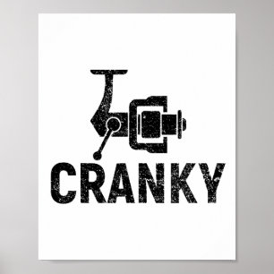 Affiche Leurre de pêche Crankit - Idées de cadeaux drôles