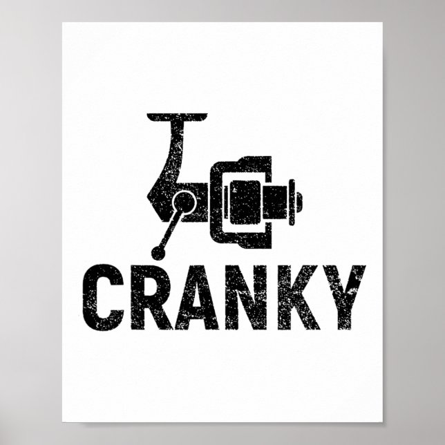 Affiche Leurre de pêche Crankit - Idées de cadeaux drôles  (Devant)