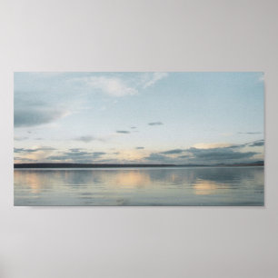 Affiche Levée de soleil de pierre jaune