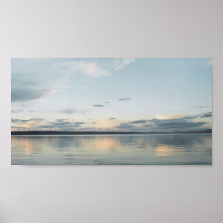 Affiche Levée de soleil de pierre jaune