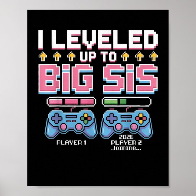 Affiche Leveled To Big Sister 2026 Jeu Vidéo De Grossesse (Devant)
