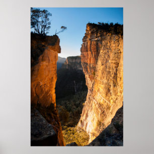 Affiche Lever de soleil à Hanging Rock, Blue Mountains, Au