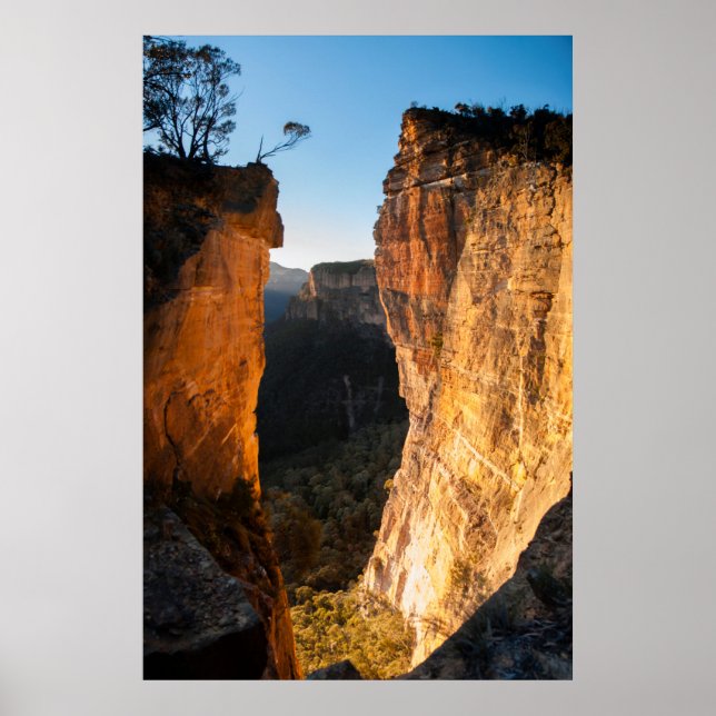 Affiche Lever de soleil à Hanging Rock, Blue Mountains, Au (Devant)