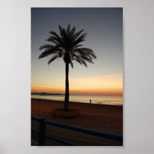 Affiche Lever de soleil d'Alicante