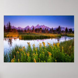 Affiche Lever de soleil de Teton