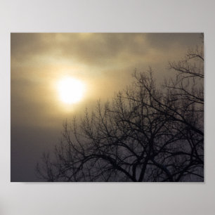 Affiche Lever de soleil d'hiver, Ohio