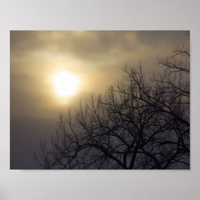 Affiche Lever de soleil d'hiver, Ohio (Devant)