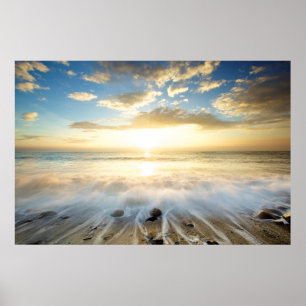 Affiche Lever de soleil d'or