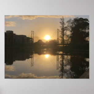 Affiche Lever de soleil du matin