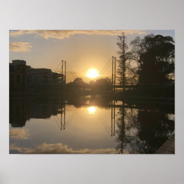 Affiche Lever de soleil du matin  (Devant)