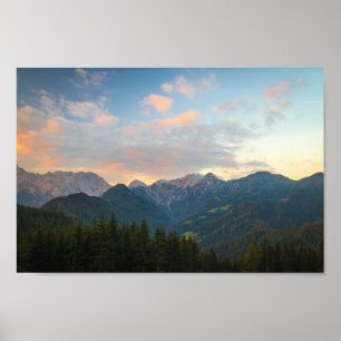 Affiche Lever de soleil exceptionnel dans la vallée du Log