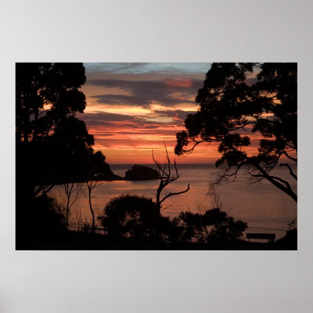 Affiche Lever de soleil sur Freycinet Np (Devant)