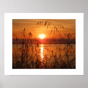 Affiche Lever de soleil sur la baie