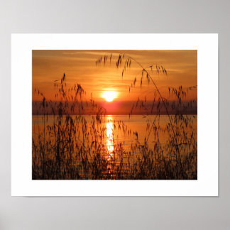 Affiche Lever de soleil sur la baie