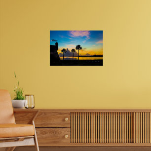 Affiche Lever de soleil sur la baie de Matanzas