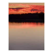 Lever de soleil sur le lac Koronis