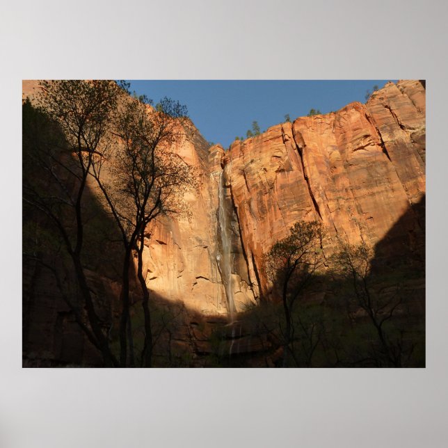 Affiche Lever de soleil sur le sentier Riverside Walk à Zi (Devant)