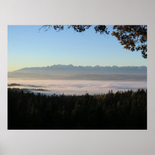 Affiche Lever de soleil sur les Tatras