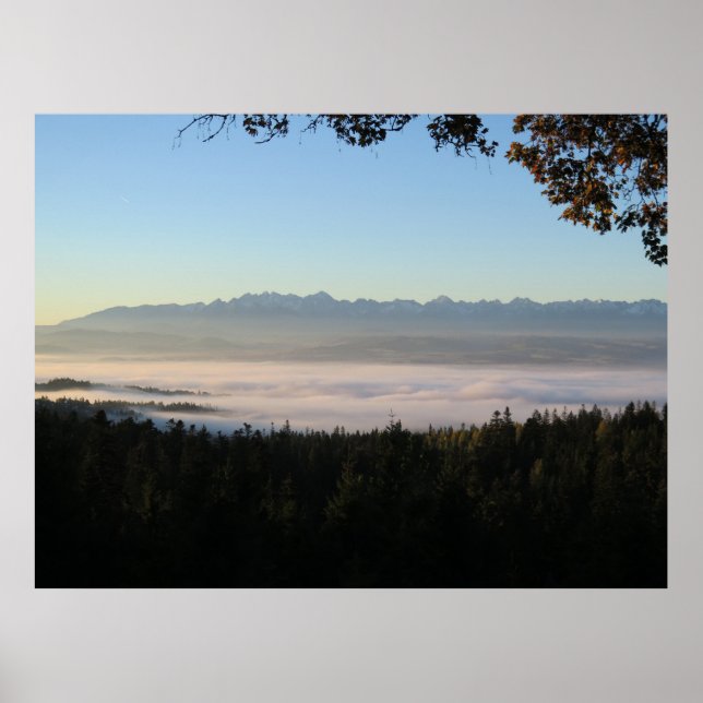 Affiche Lever de soleil sur les Tatras (Devant)