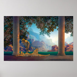 Affiche Lever du jour   Maxfield Parrish  