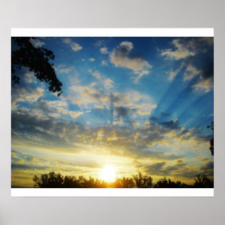 Affiche lever du soleil