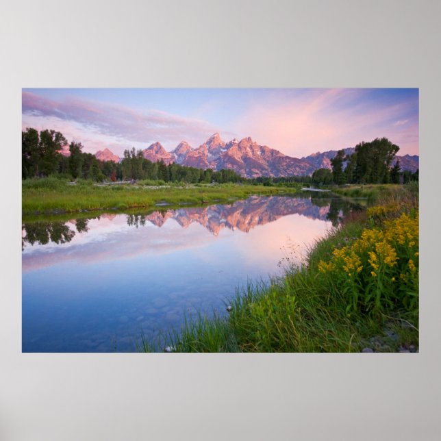 Affiche Lever du soleil de Schwabacher Landing (Devant)