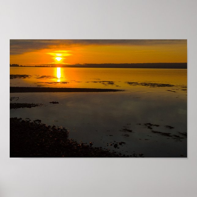 Affiche Lever du soleil, Penobscot Bay, Maine (Devant)
