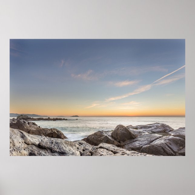 Affiche Lever Du Soleil Sur La Plage Armação, San Catarina (Devant)