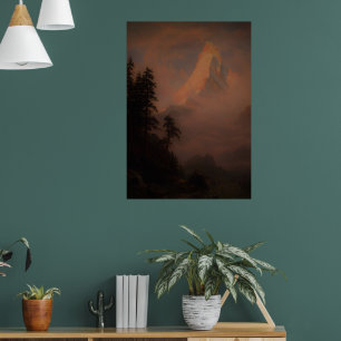 Affiche Lever Du Soleil Sur Le Matterhornaaprès 1875 -