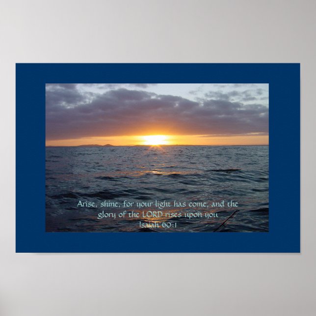 Affiche Levez le feu - Ésaïe 60:1 (Devant)