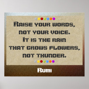 Affiche Levez vos mots