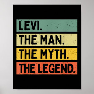 Affiche Levi L'Homme Le Mythe La Légende Drôle Personnalis