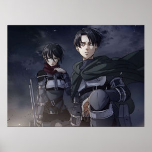 Affiche Levi x Mikasa