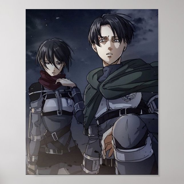 Affiche Levi x Mikasa  (Devant)