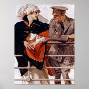 Affiche Leviathan, 1918 par Joseph Christian Leyendecker