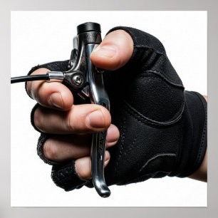 Affiche Levier de frein à vélo