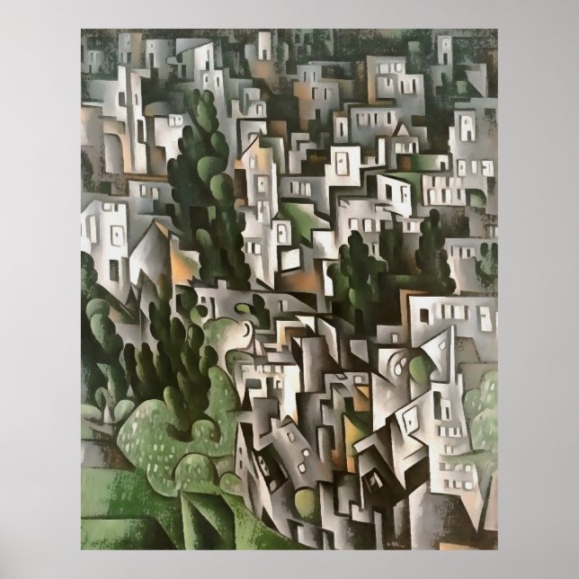 Affiche Levissihan Kayakoy Fethiye Paysage Art (Devant)