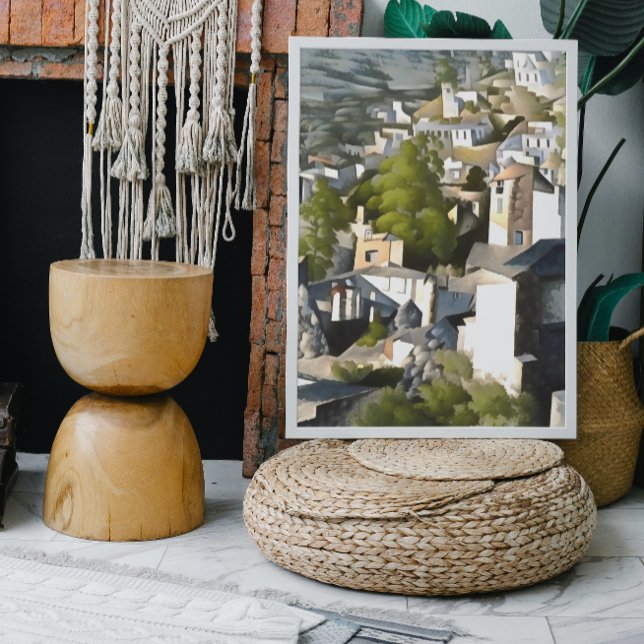 Affiche Levissihan Kayakoy Maisons historiques à flanc de  (Créateur téléchargé)