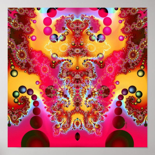 Affiche Lévitation méditative V2 (12 po x 12 po) Imprimer (Devant)