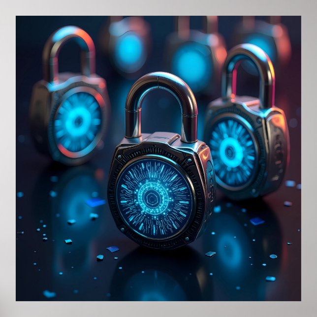 Affiche L'évolution de l'intelligence artificielle de haut (Devant)