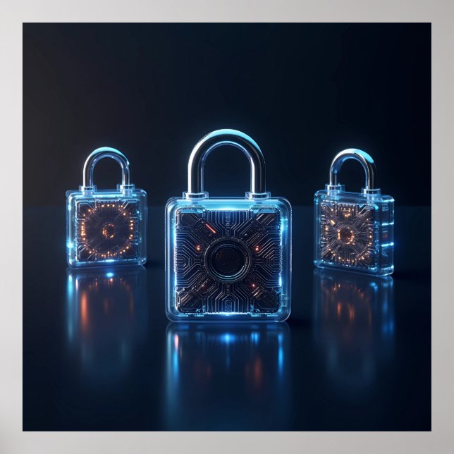 Affiche L'évolution de l'intelligence artificielle de haut (Devant)